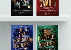 Pachet Seria Jocurile moștenirii - Paperback brosat - Jennifer Lynn Barnes - Storia Books