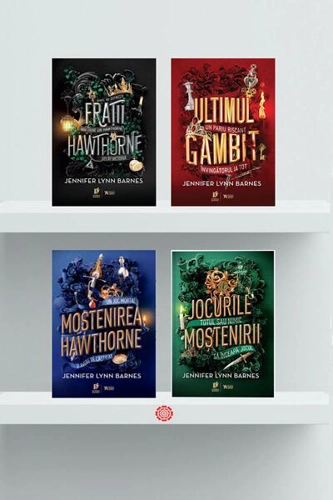Pachet Seria Jocurile moștenirii - Paperback brosat - Jennifer Lynn Barnes - Storia Books