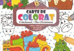 Carte de colorat: Crăciunul / The Christmas - Paperback - Athos 33