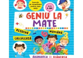 Geniu la mate – rezolvă, calculează, numără, adunarea și scăderea (Vol. 2) - Hardcover - Alias Publishing