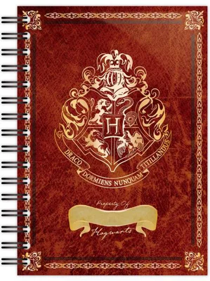 Harry Potter-Carnet cu spiră A5 Hogwarts
