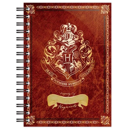 Harry Potter-Carnet cu spiră A5 Hogwarts