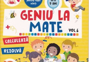 Geniu la mate – rezolvă, calculează, tabla înmulțirii și geometria (Vol. 6) - Paperback - Alias Publishing