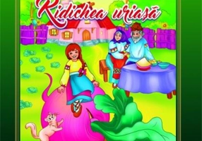 Ridichea uriașă. Carte de colorat cu povești scrisă cu litere mari de tipar - Paperback - Eurobookids