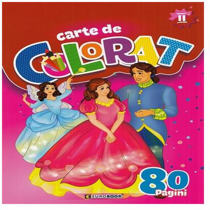 Carte de colorat 80 pentru fetițe (vol. 2) - Paperback - Eurobookids