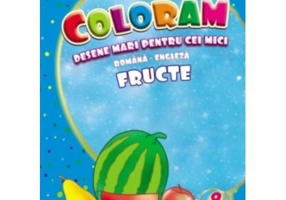 Fructe. Desene mari pentru cei mici română-engleză - Paperback - Eurobookids