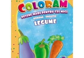 Legume. Desene mari pentru cei mici română-engleză - Paperback - Eurobookids