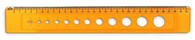 Șablon 30 cm, 12 cercuri Rio - ***