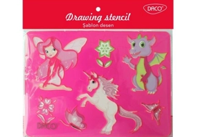 Șablon desen DACO, Unicorni - ***