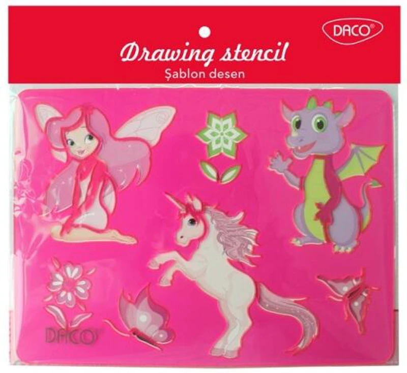 Șablon desen DACO, Unicorni - ***