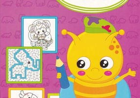 Colorează împreună cu albinuța Bibi - La zoo - Paperback - Prut