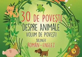 30 de povești despre animale (Volum român-englez) - Hardcover - Aquila
