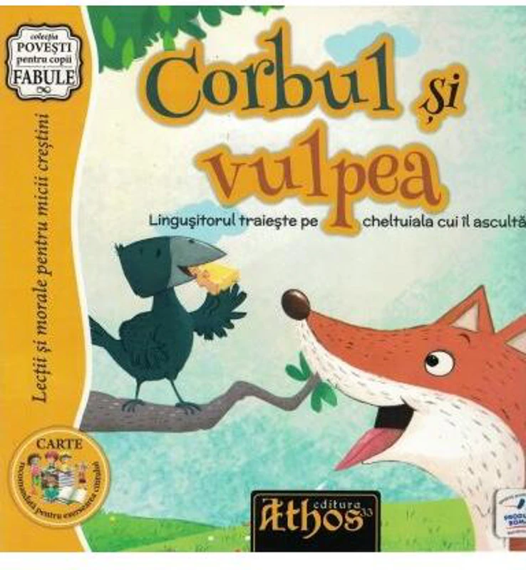 Corbul și vulpea - Paperback - Cezar-Mihail Dacici - Athos 33
