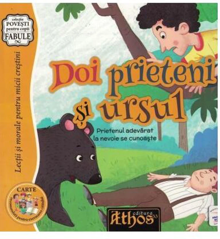 Doi prieteni și ursul - Paperback - Cezar-Mihail Dacici - Athos 33