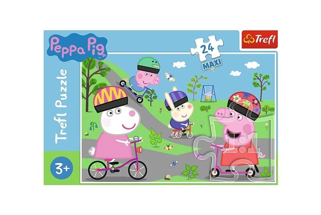 Puzzle 24 piese Maxi „Purcelușa Peppa Pig”