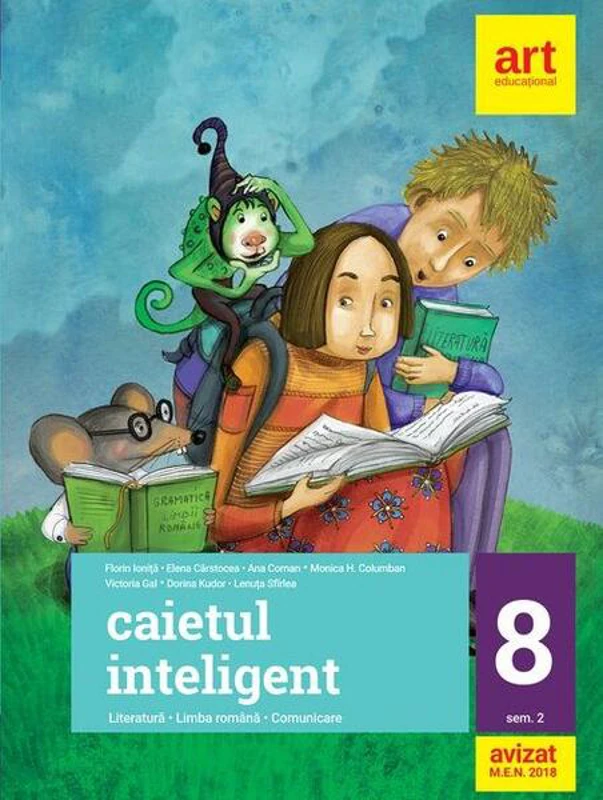 Caietul inteligent. Literatură, limba română, comunicare. Pentru clasa a VIII-a. Semestrul II - Paperback brosat - Elena Cârstocea, Ana Coman, Monica H. Columban, Victoria Gal, Dorina Kudor, Lenuța Sfîrlea - Art Klett