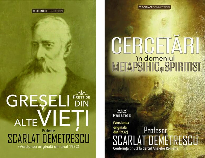 Greșeli din alte vieți + Cercetări în domeniul metapsihic și spiritist (2 volume) - Paperback brosat - Prestige