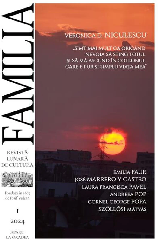 Revista Culturală FAMILIA Nr. 1, 2024 - Paperback brosat - Revista de Cultură FAMILIA - Revista de Cultură FAMILIA