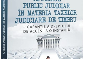 Ajutorul public judiciar în materia taxelor judiciare de timbru - Paperback brosat - Universul Juridic