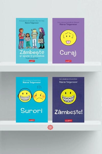 Pachet seria Zâmbește - Hardcover - Raina Telgemeier - Grafic Art