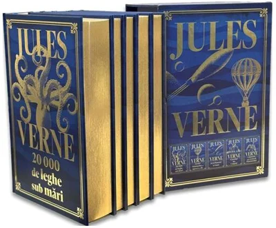Pachet Jules Verne (5 cărți) - Hardcover - Jules Verne - Didactica Publishing House