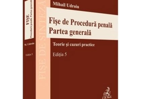 Fișe de procedură penală. Partea generală - Paperback brosat - Mihail Udroiu - C.H. Beck