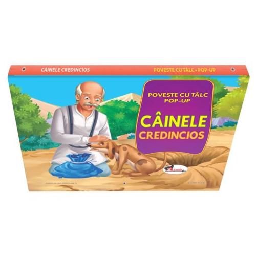 Poveste cu tâlc pop-up. Câinele credincios - Board book - Aramis