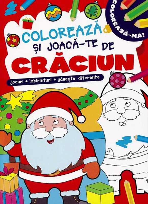 Colorează și joacă-te de Crăciun - Paperback - Alias Publishing