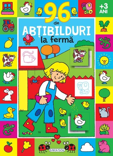 96 de abțibilduri la fermă - Paperback brosat - Girasol