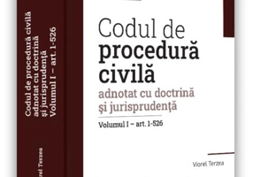 Codul de procedură civilă adnotat cu doctrină și jurisprudență. (Volumul I – art. 1-526) - Hardcover - Universul Juridic