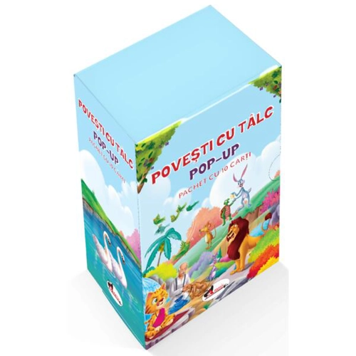 Poveşti cu tâlc pop-up. Cutie cu 10 cărţi - Board book - Aramis
