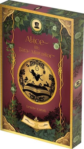 Alice în Țara Minunilor - cu folio și canturi ilustrate - Paperback brosat - Lewis Caroll - Didactica Publishing House