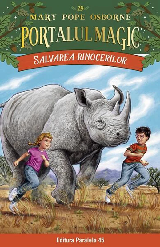 Salvarea rinocerilor. Portalul Magic nr. 29 - Paperback brosat - Mary Pope Osborne - Paralela 45