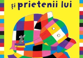 Elmer şi prietenii lui. Carte de povești cu autocolante - Paperback - David McKee - Pandora M
