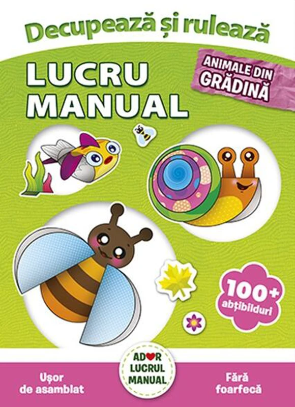 Lucru manual - Animale din grădină - Paperback - Agnieszka Niedzwiadek - Nomina
