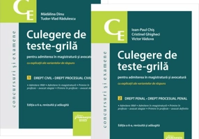 Culegere de teste-grilă pentru admiterea în magistratură și avocatură - Paperback brosat - Hamangiu