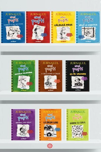 Pachet Seria Jurnalul unui puști I - Hardcover - Jeff Kinney - Arthur
