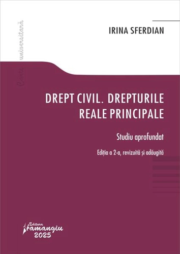 Drept civil. Drepturile reale principale. Studiu aprofundat - Paperback brosat - Corneliu Bîrsan - Hamangiu