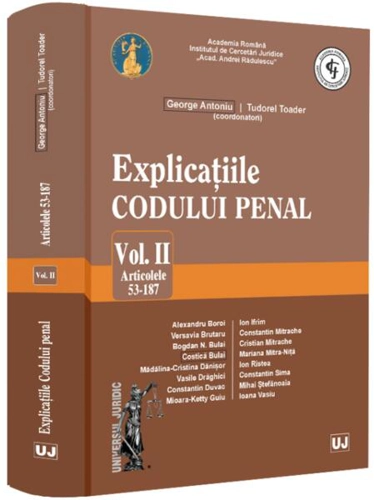 Explicațiile Codului penal (Vol. 2) - Paperback brosat - Universul Juridic