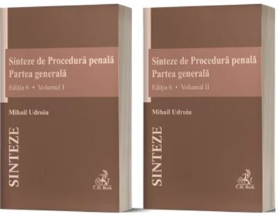 Sinteze de Procedură penală. Partea generală (Vol. I+II) - Paperback brosat - Mihail Udroiu - C.H. Beck
