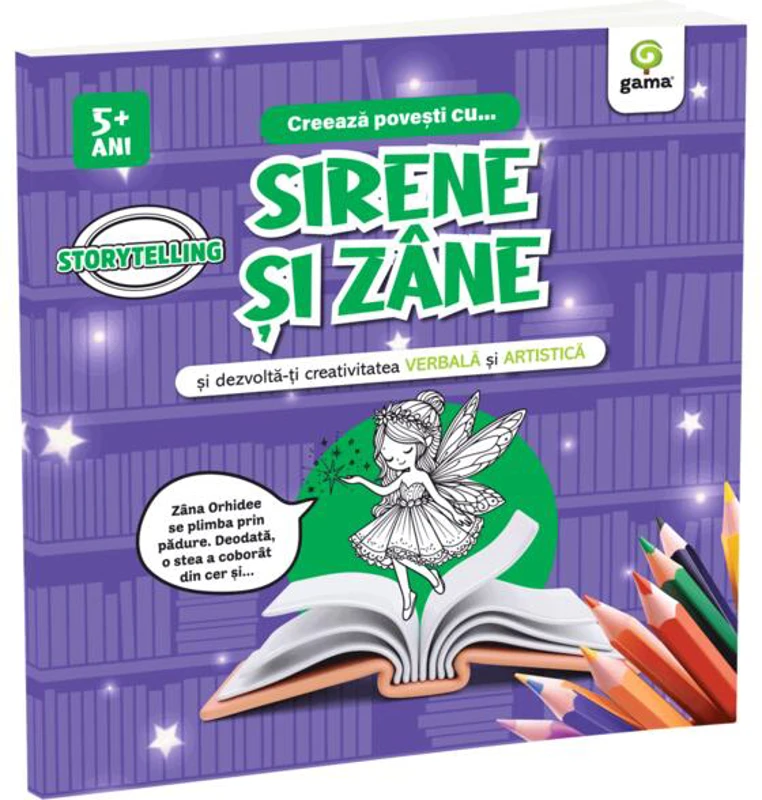 Creează povești cu... sirene și zâne - Paperback brosat - Gama