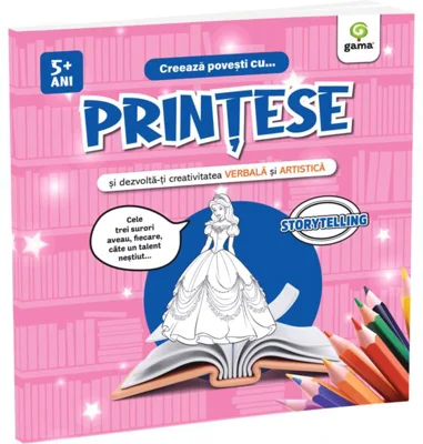 Creează povești cu... prințese - Paperback brosat - Gama