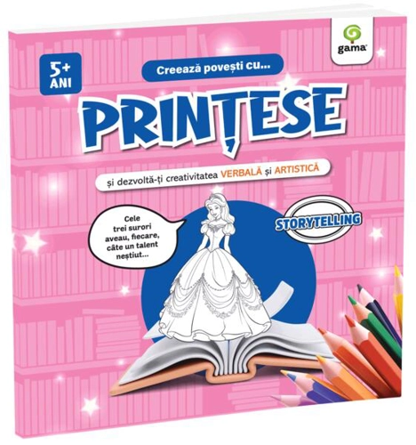Creează povești cu... prințese - Paperback brosat - Gama