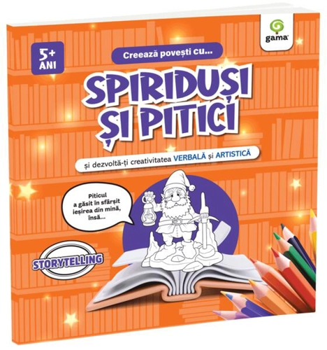 Creează povești cu... spiriduși și pitici - Paperback brosat - Gama