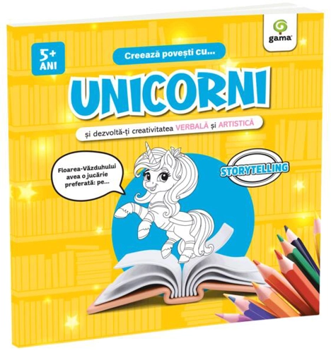 Creează povești cu... unicorni - Paperback brosat - Gama