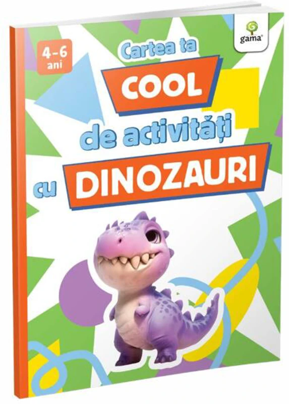 Cartea ta cool de activități cu dinozauri - Paperback brosat - Gama