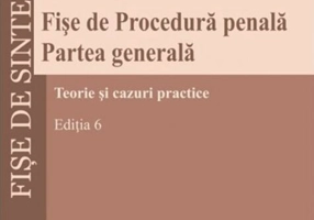 Fișe de procedură penală. Partea generală - Paperback brosat - Mihail Udroiu - C.H. Beck