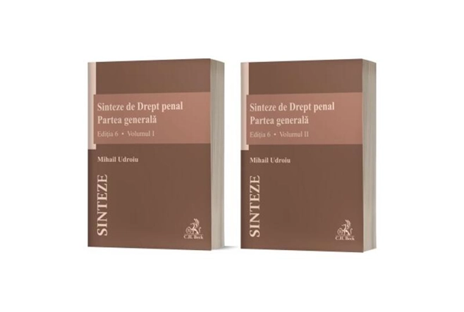 Sinteze de Drept penal. Partea generală (Vol. 1 + Vol. 2) - Paperback brosat - Mihail Udroiu - C.H. Beck