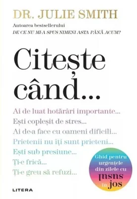 Citește când... - Paperback brosat - Dr. Julie Smith - Litera