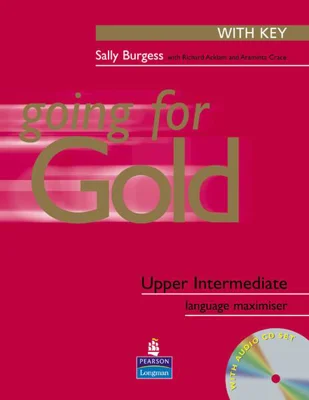 Going for Gold Upper-Intermediate Language Maximiser with Key & CD Pack - Paperback brosat - Sally Burgess - Pearson